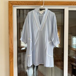 Tuckernuck Pomander Place Sky Blue Lizzie Coverup